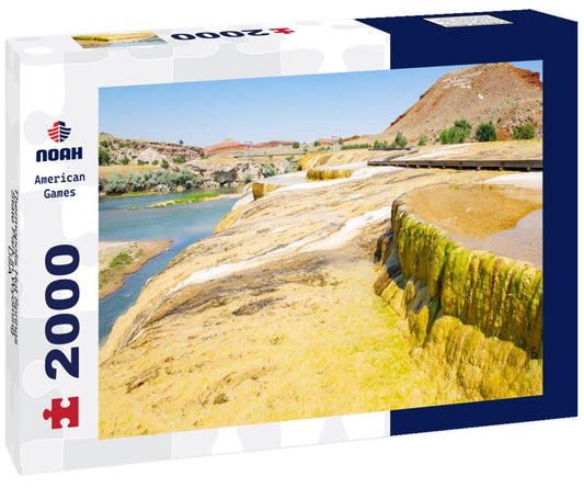 Noah Jigsaw Puzzle Thermopolis Hot Springs State Park in Wyoming, USA 2000 pieces