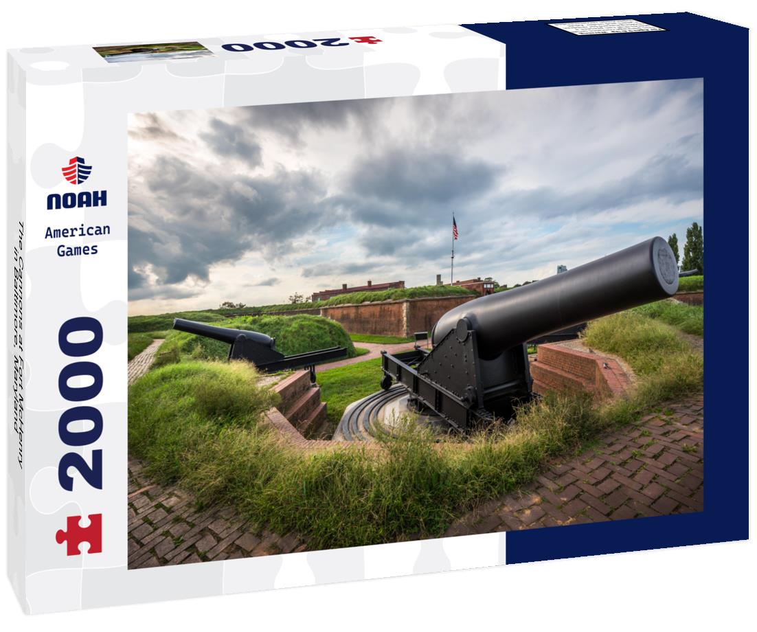 The Cannons at Fort McHenry in Baltimore, Maryland 2000pc Puzzle