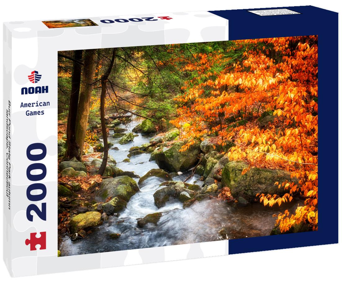 Burr Pond State Park autumn landscape, Connecticut 2000pc Puzzle