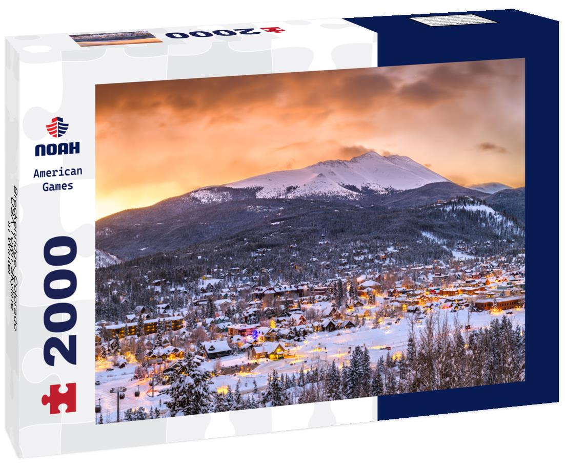 Breckenridge, Colorado, USA Town Skyline in Winter 2000pc Puzzle