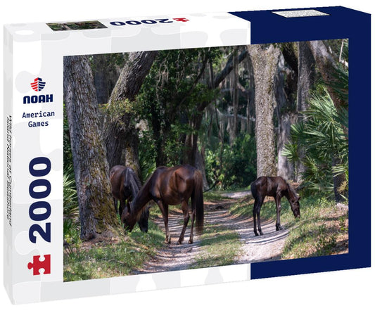 Noah Jigsaw Puzzle Wild horses at Cumberland Island National Seashore 2000 pieces