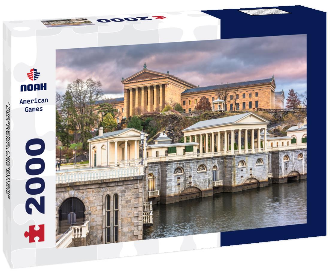 Noah Jigsaw Puzzle Philadelphia, Pennsylvania, USA Waterworks Skyline 2000 pieces