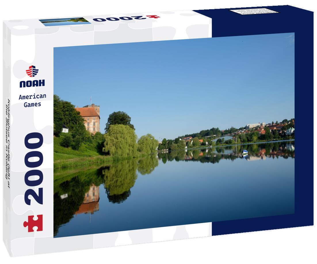 Koldinghus Castle (left) at the Slotsee in Kolding 2000pc Puzzle