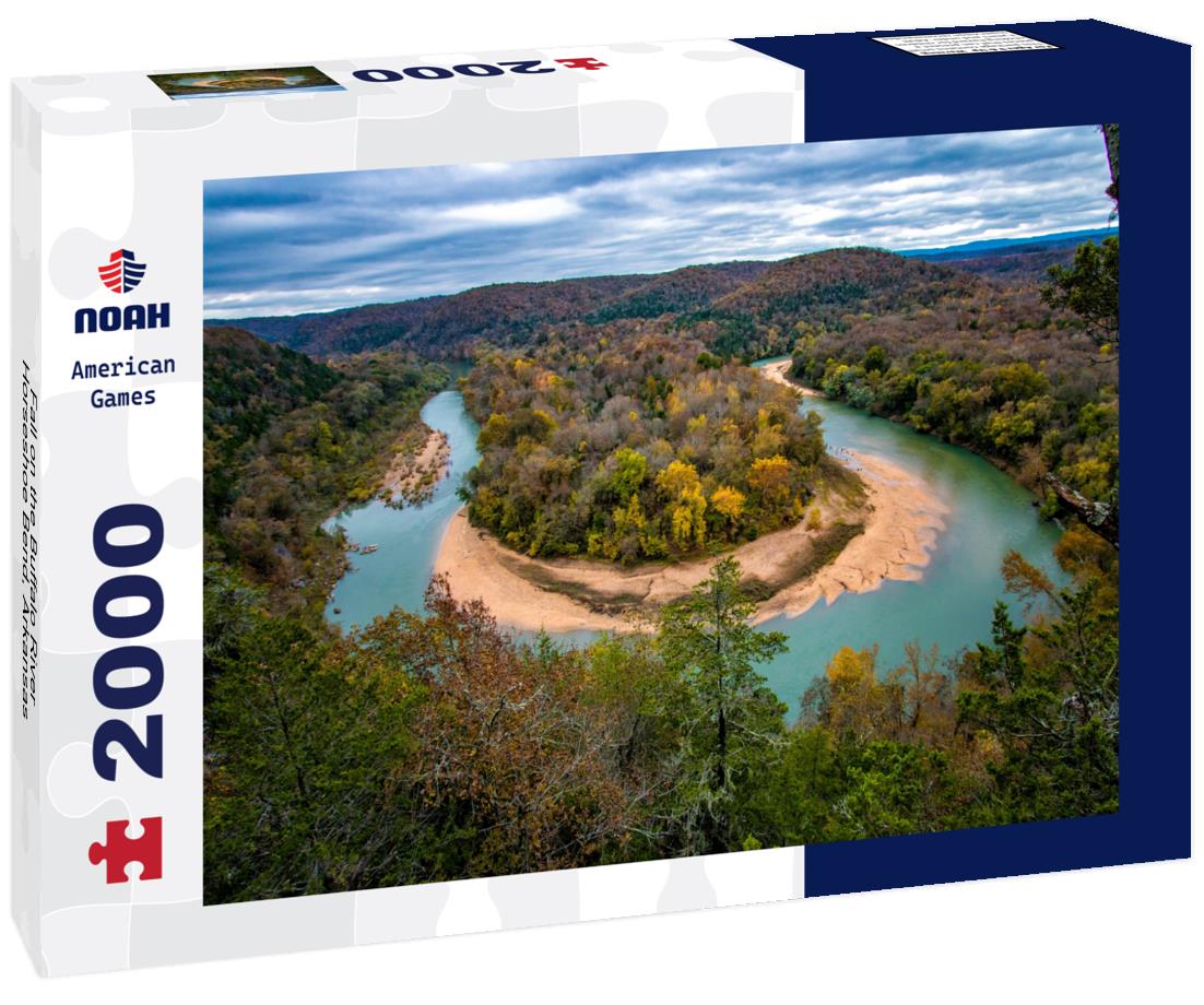 Noah Jigsaw Puzzle Fall on the Buffalo River Horseshoe Bend, Arkansas 2000 pieces