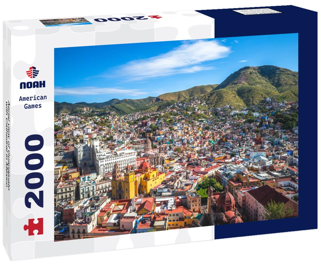Aerial view of Guanajuato with Cathedral in Mexico 2000pc Puzzle