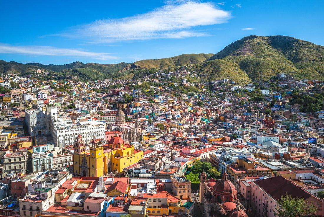 Aerial view of Guanajuato with Cathedral in Mexico 2000pc Puzzle