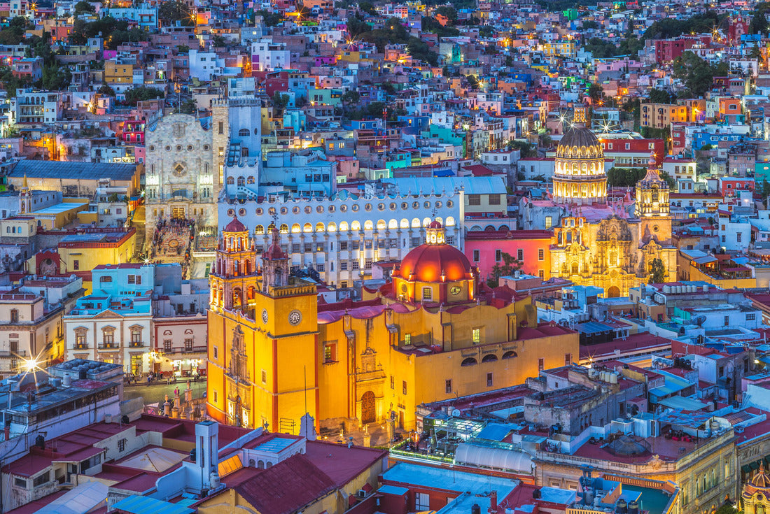 Aerial view of Guanajuato with cathedral in Mexico 2000pc Puzzle