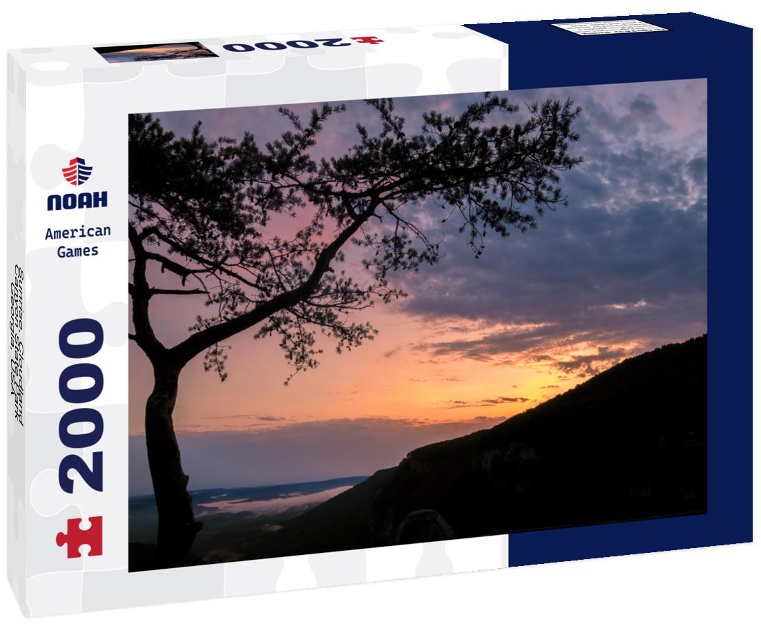 Noah Jigsaw Puzzle Sunrise, Cloudland Canyon State Park, Georgia, USA 2000 pieces