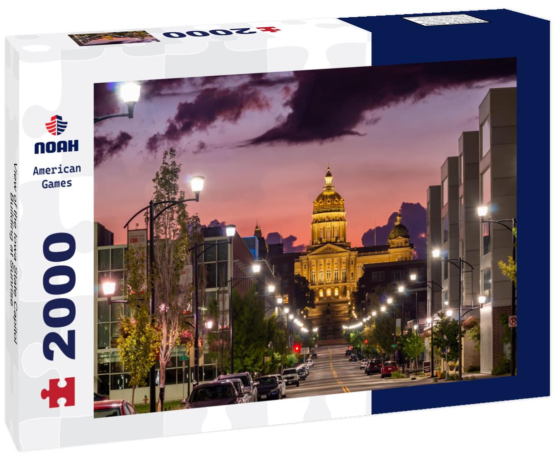 Noah Jigsaw Puzzle View of the Iowa State Capitol Building at Sunrise 2000 pieces