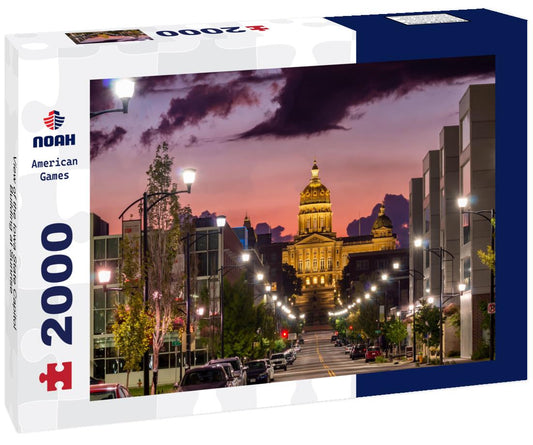 Noah Jigsaw Puzzle View of the Iowa State Capitol Building at Sunrise 2000 pieces