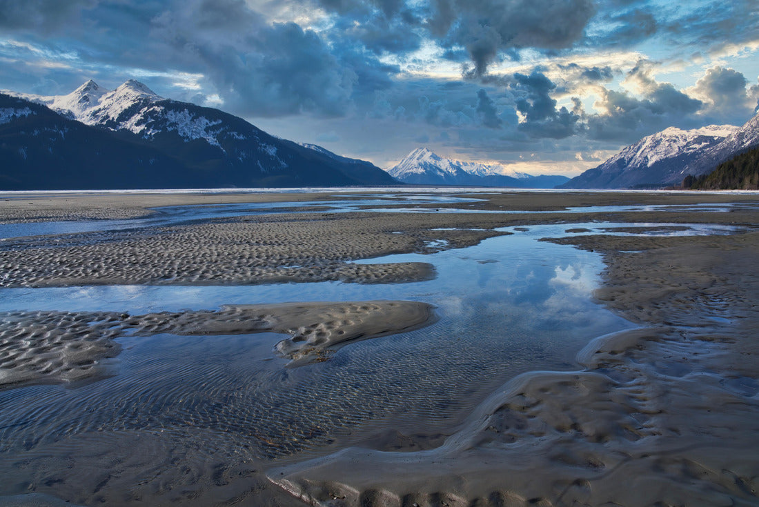 Sunset storm clouds over the Chilkat River, Alaska 2000pc Puzzle