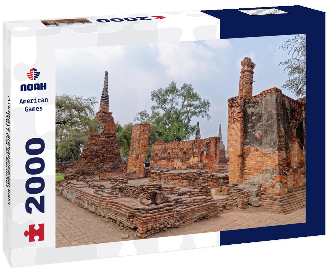 Ayutthaya archaeological park, Wat Phra Si Sanphet 2000pc Puzzle