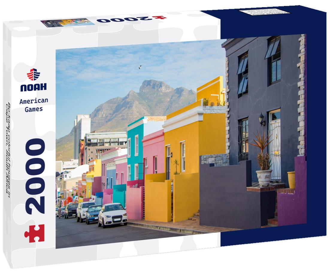 Bo-kaap colorful houses in Cape Town, South Africa 2000pc Puzzle
