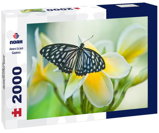 Noah Jigsaw Puzzle USA, Pennsylvania. Swallowtail butterfly on flower 2000 pieces