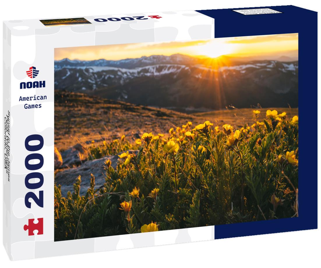 Sunset in the James Peak Wilderness, Colorado, USA 2000pc Puzzle