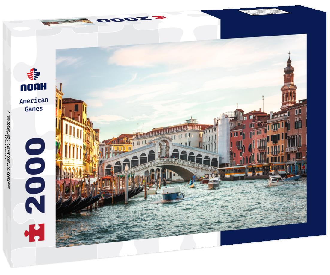 Ponte di Rialto (Rialto Bridge) in Venezia, Veneto 2000pc Puzzle