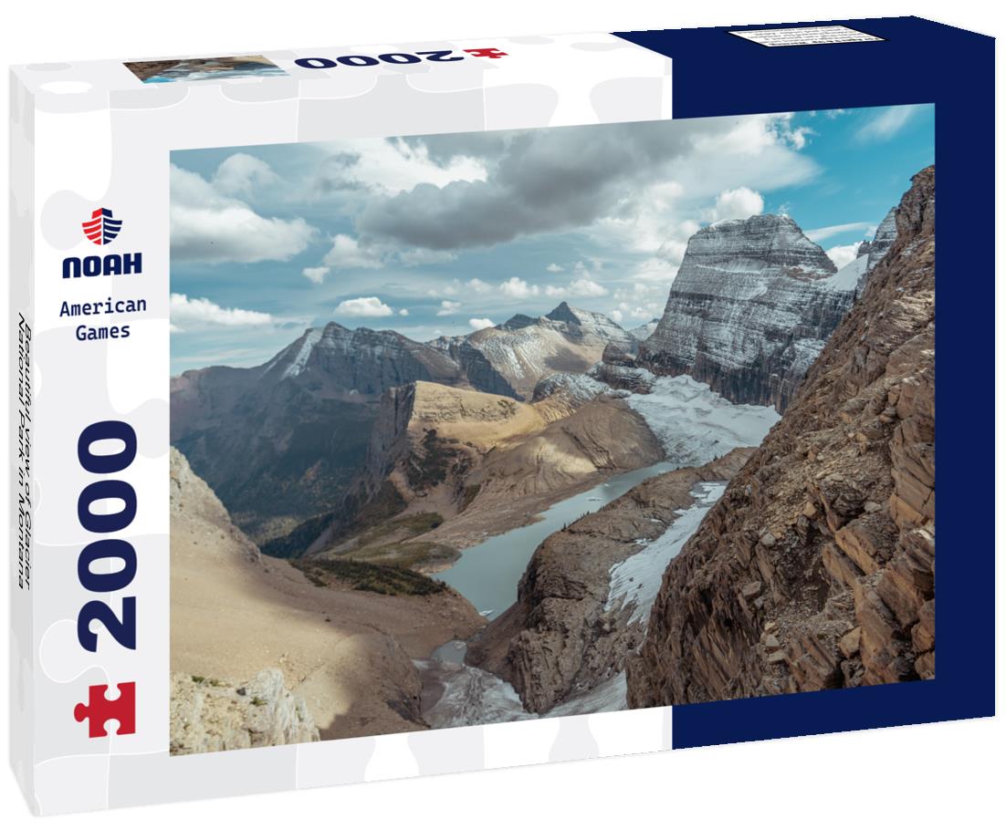 Noah Jigsaw Puzzle Beautiful view of Glacier National Park in Montana 2000 pieces