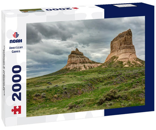 Noah Jigsaw Puzzle Courthouse & Jailhouse Rock Formations In Nebraska 2000 pieces