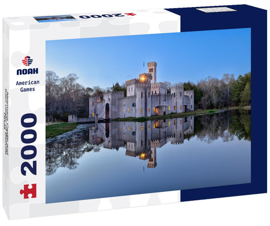 Noah Jigsaw Puzzle Newmans Castle and town center of Bellville, Texas 2000 pieces