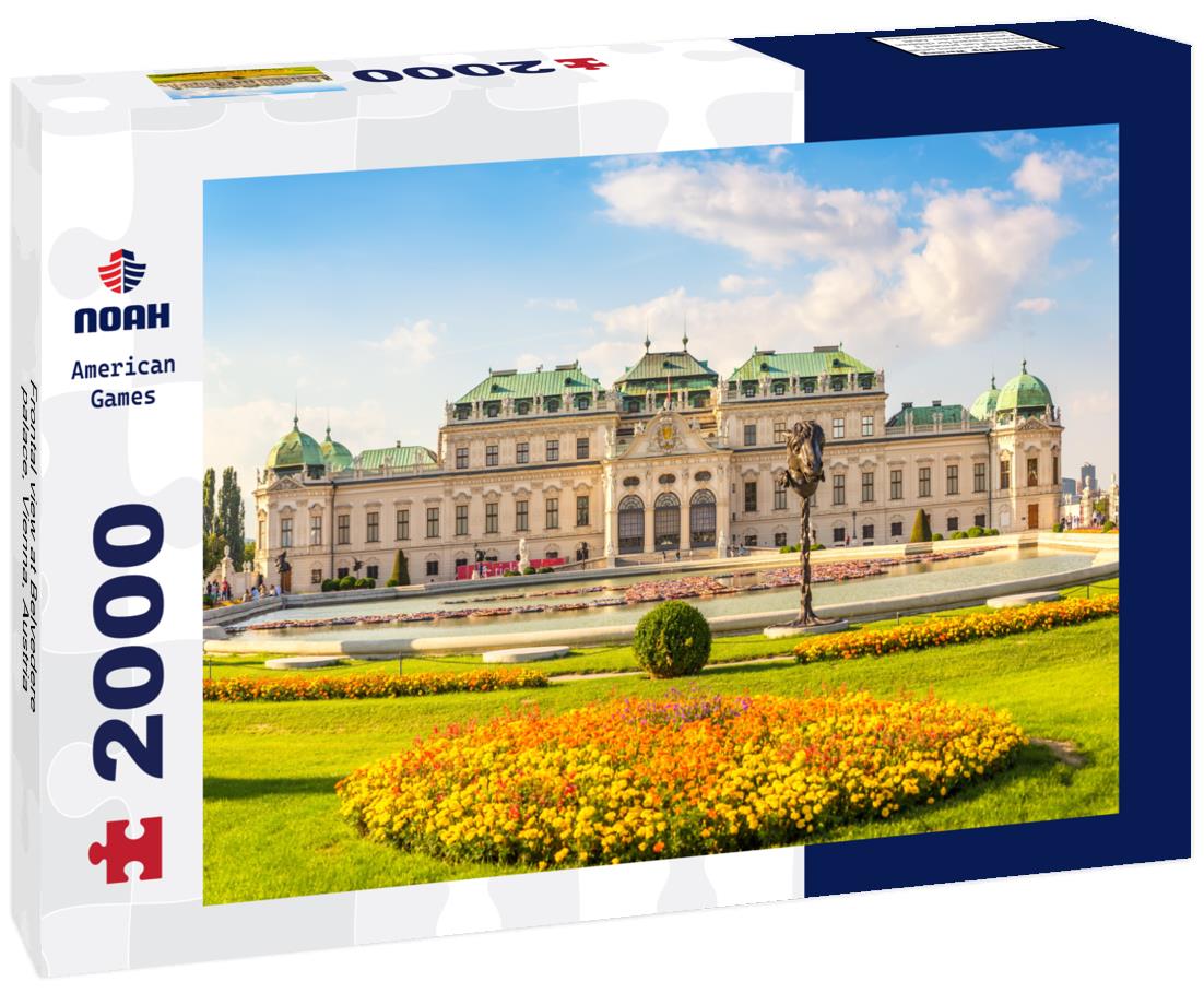 Frontal view at Belvedere palace, Vienna, Austria 2000pc Puzzle