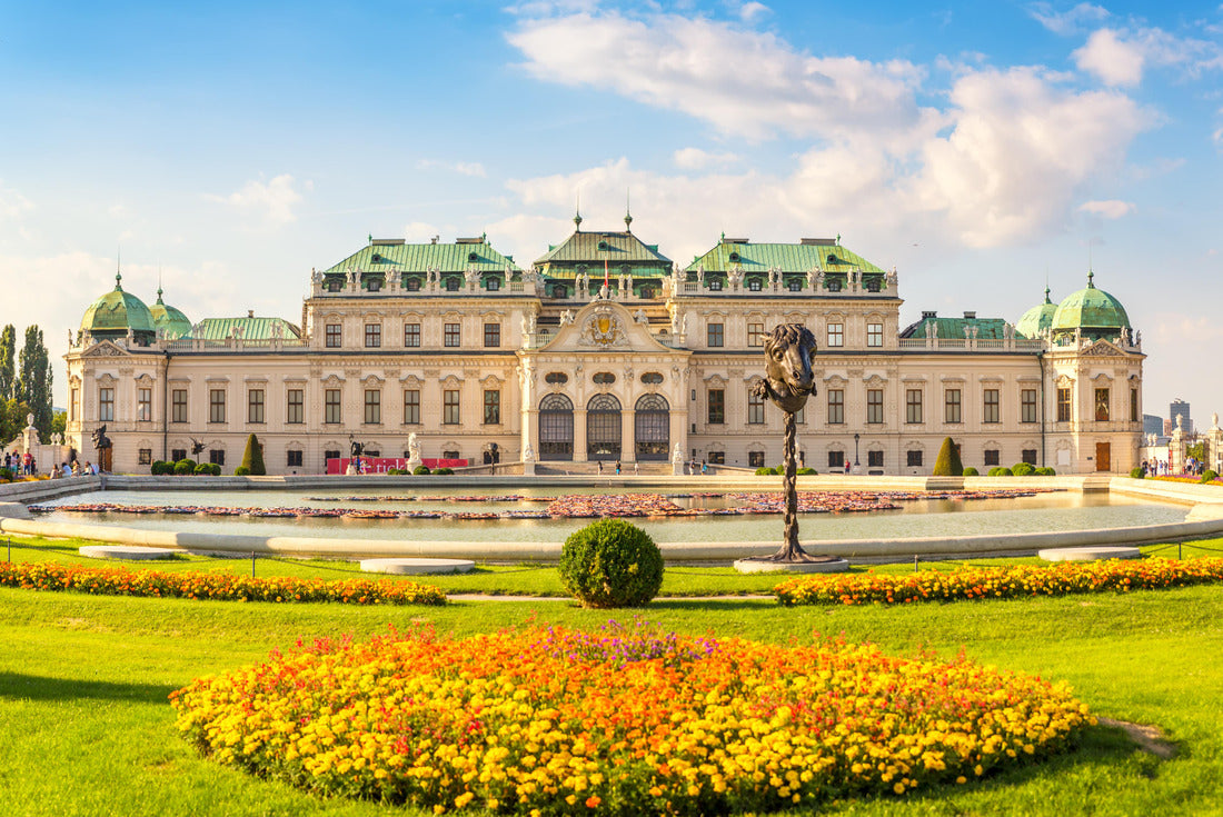 Frontal view at Belvedere palace, Vienna, Austria 2000pc Puzzle