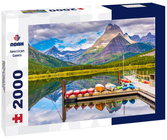 Noah Jigsaw Puzzle Swiftcurrent Lake, Glacier National Park, Montana 2000 pieces