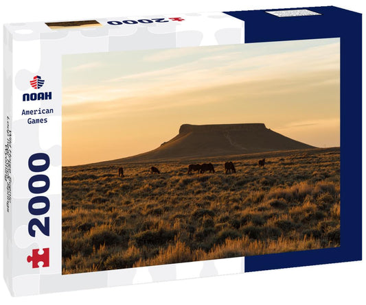 Noah Jigsaw Puzzle Wild Horse Scenic Loop near Rock Springs, Wyoming 2000 pieces