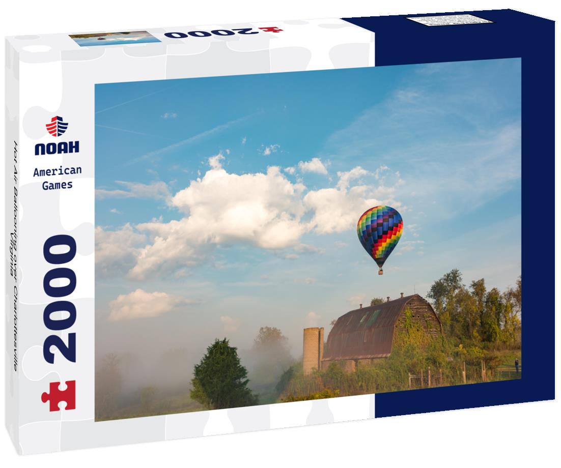 Hot Air Ballooning over Charlottesville, Virginia 2000pc Puzzle