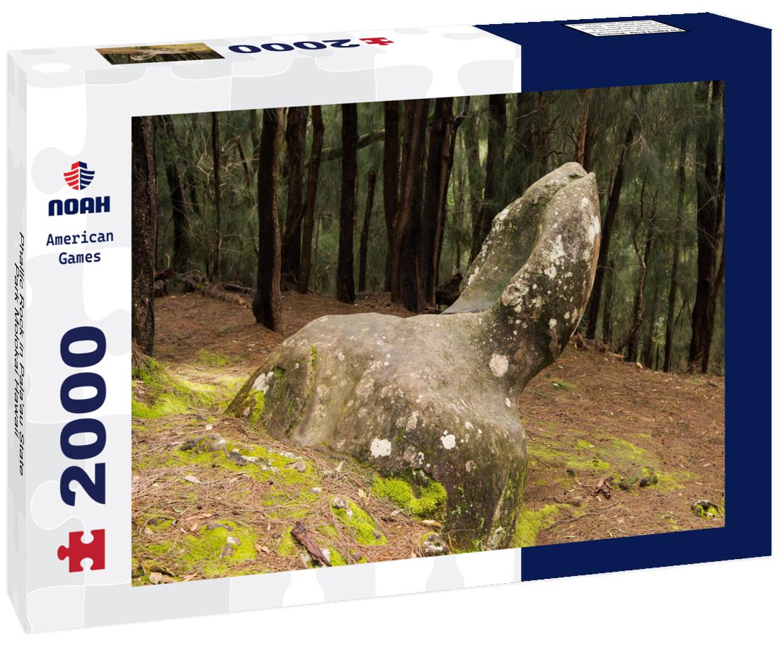 Noah Jigsaw Puzzle Phallic Rock in Pala'au State Park Molokai Hawaii 2000 pieces