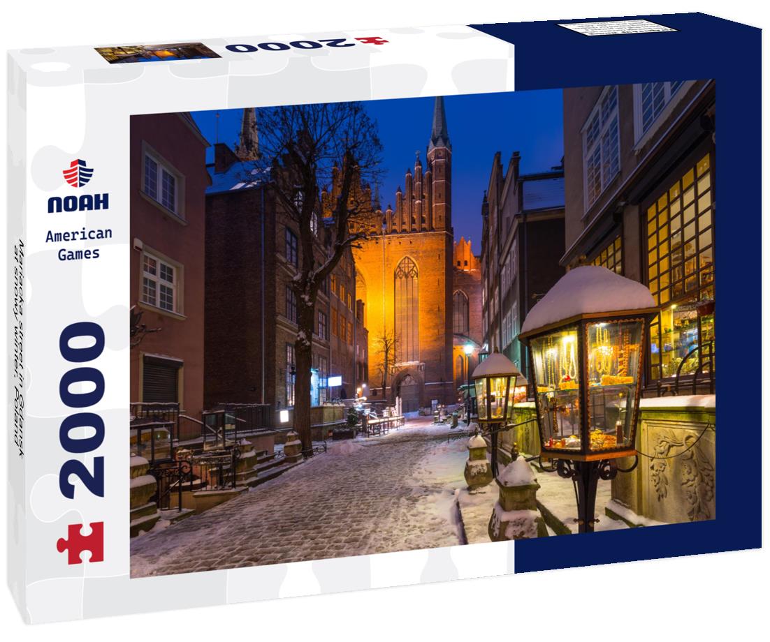 Mariacka street in Gdansk at snowy winter, Poland 2000pc Puzzle