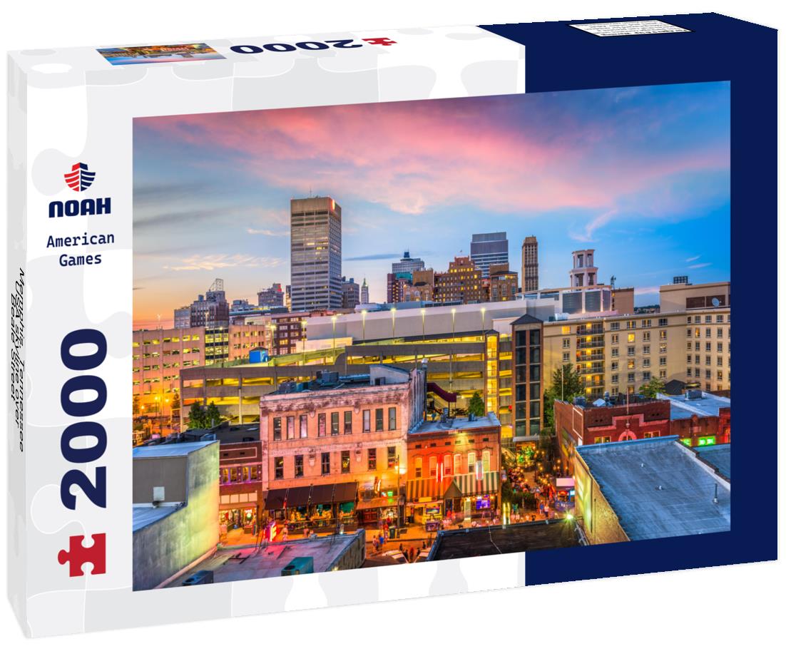 Noah Jigsaw Puzzle Memphis, Tennessee, USA skyline over Beale Street 2000 pieces