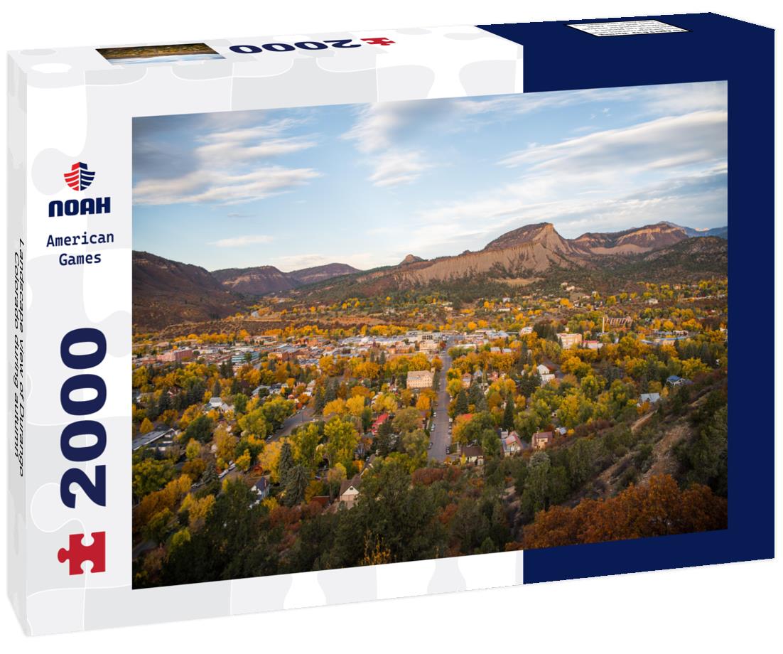 Landscape view of Durango, Colorado during autumn 2000pc Puzzle