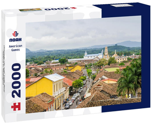 Noah Jigsaw Puzzle Granada city with Calle Real Xalteva in Nicaragua 2000 pieces