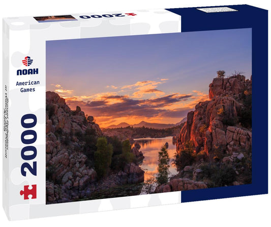 Noah Jigsaw Puzzle Sunset Reflection at Watson Lake Prescott Arizona 2000 pieces