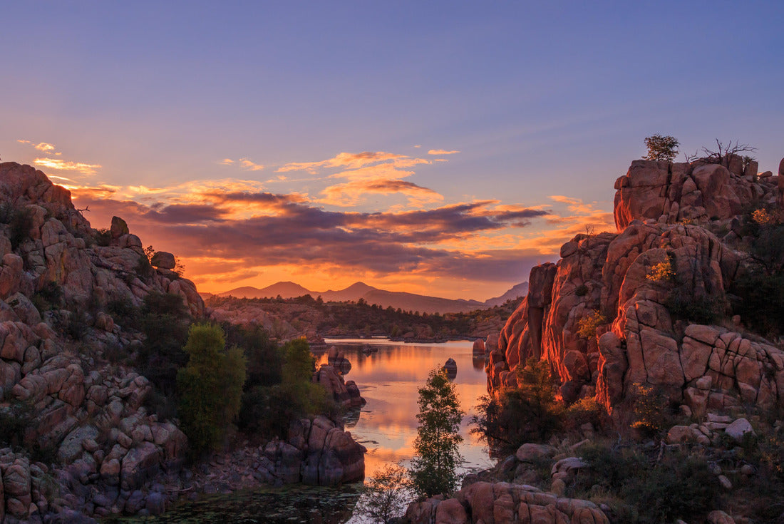 Noah Jigsaw Puzzle Sunset Reflection at Watson Lake Prescott Arizona 2000 pieces