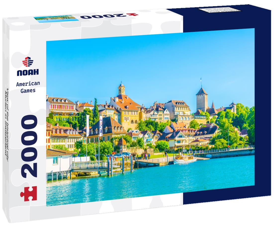 Noah Jigsaw Puzzle View of the historical city Murten in Switzerland 2000 pieces