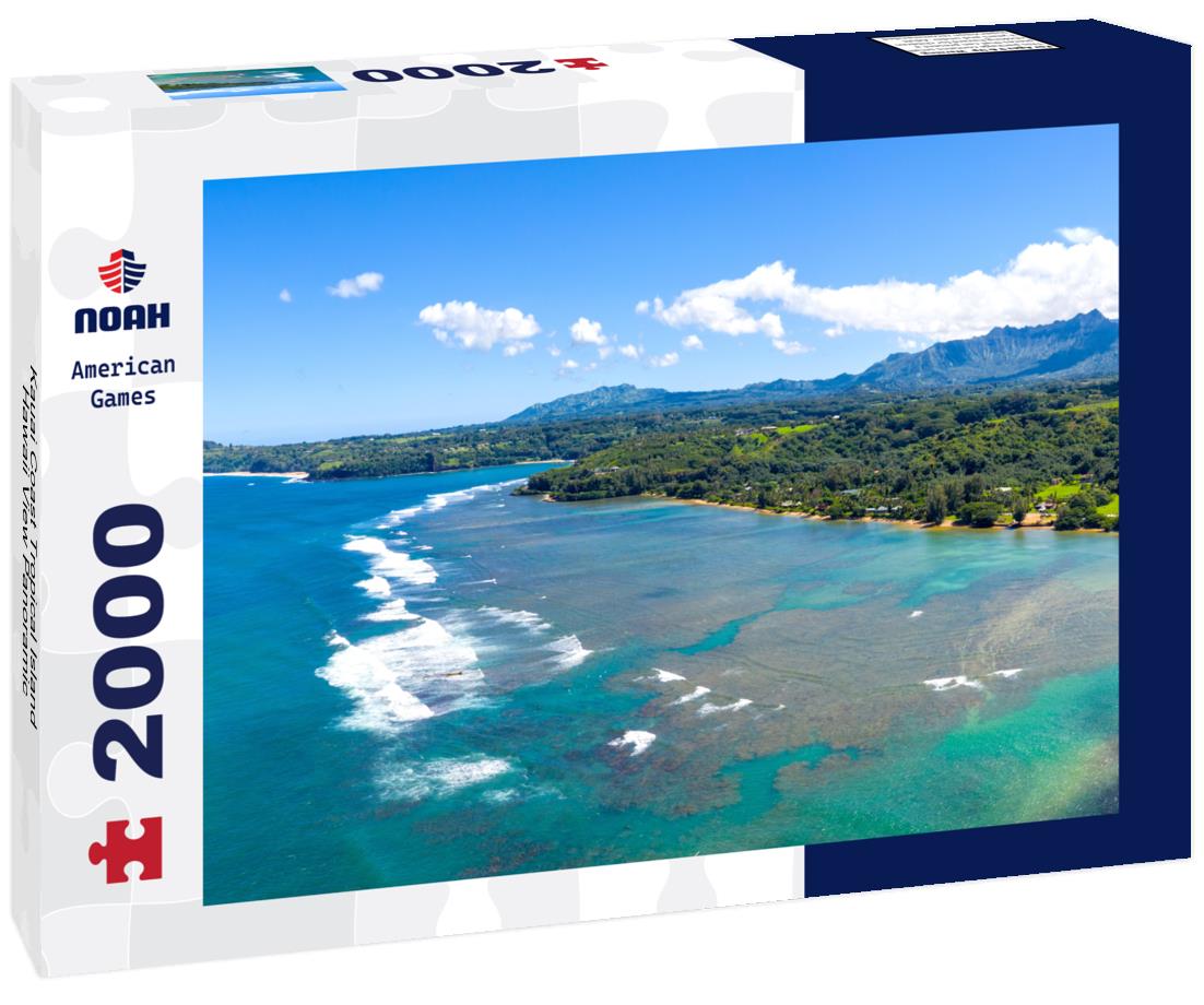 Noah Jigsaw Puzzle Kauai Coast Tropical Island Hawaii View Panoramic 2000 pieces