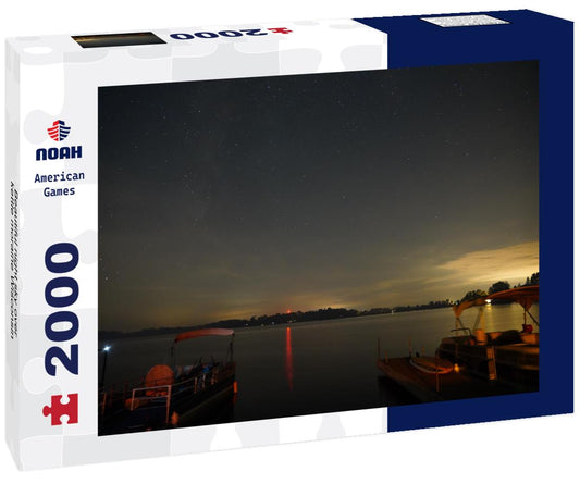 Noah Jigsaw Puzzle Beautiful night sky over kettle moraine Wisconsin 2000 pieces