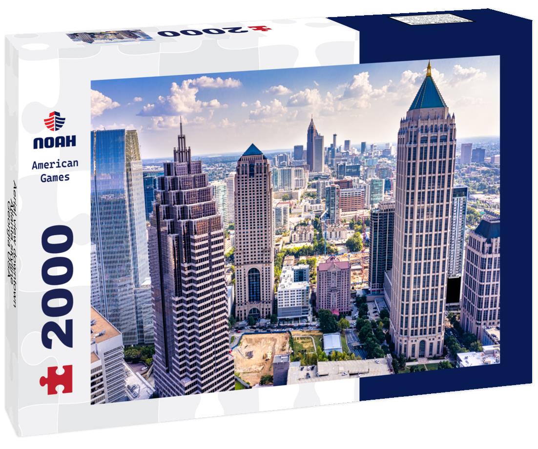 Noah Jigsaw Puzzle Aerial view downtown Atlanta skyline, Georgia USA 2000 pieces