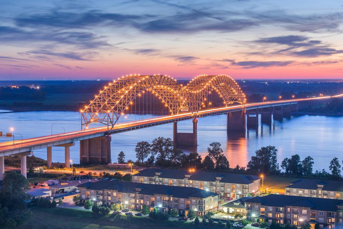 Noah Jigsaw Puzzle Memphis, Tennessee, USA at Hernando de Soto Bridg 2000 pieces