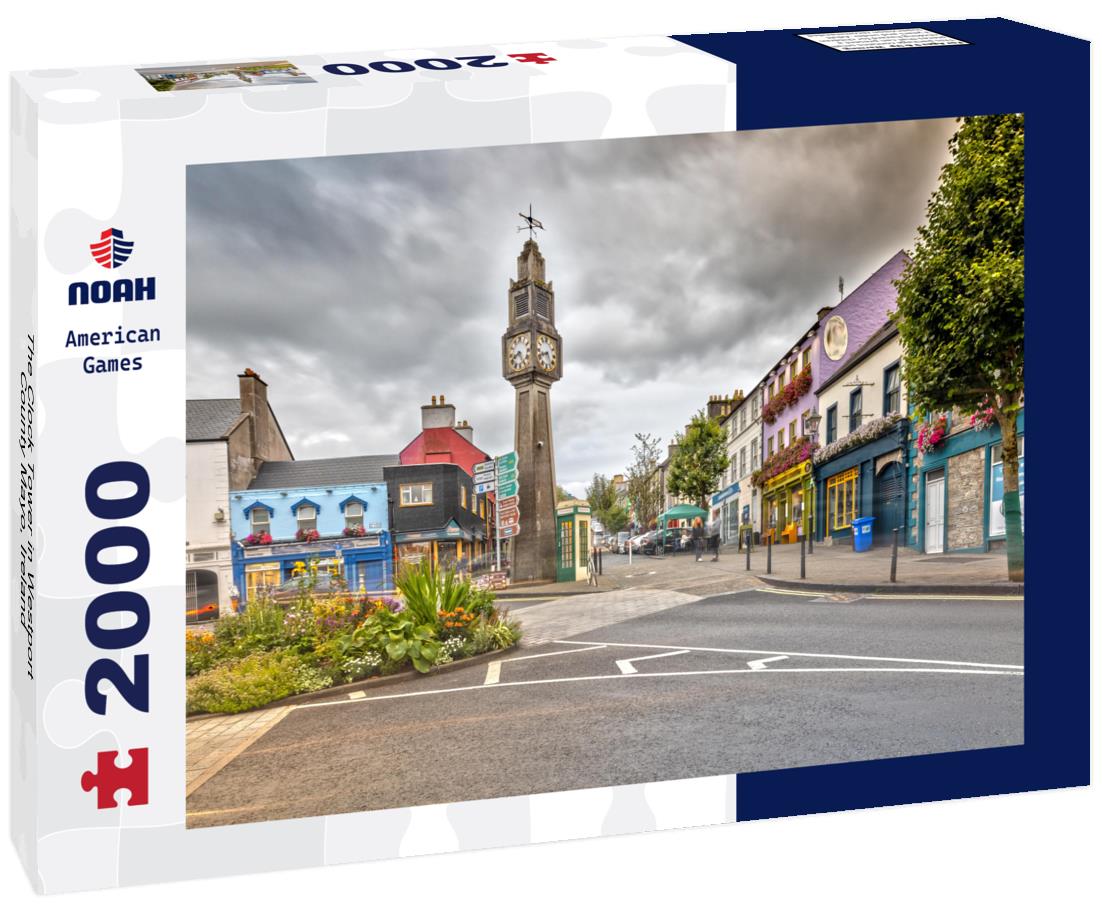 The Clock Tower in Westport, County Mayo, Ireland 2000pc Puzzle