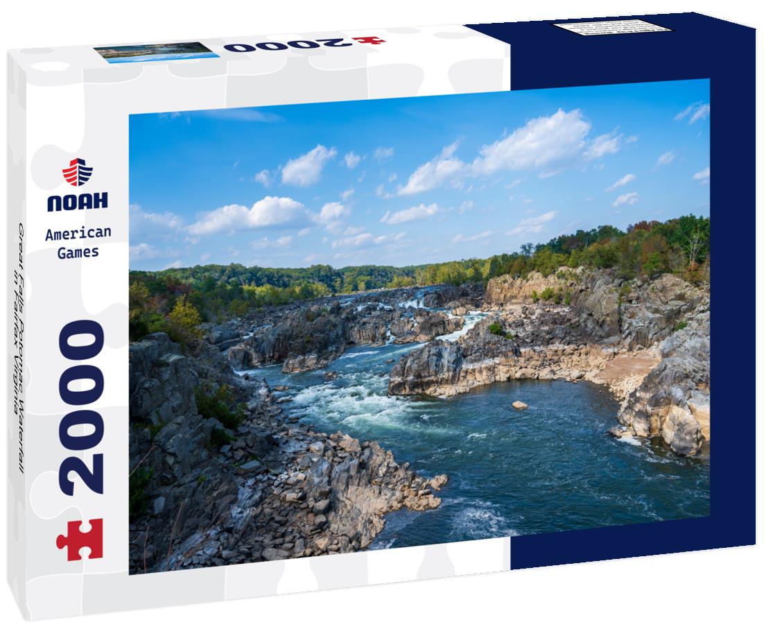 Noah Jigsaw Puzzle Great Falls Potomac Waterfall in Fairfax Virginia 2000 pieces