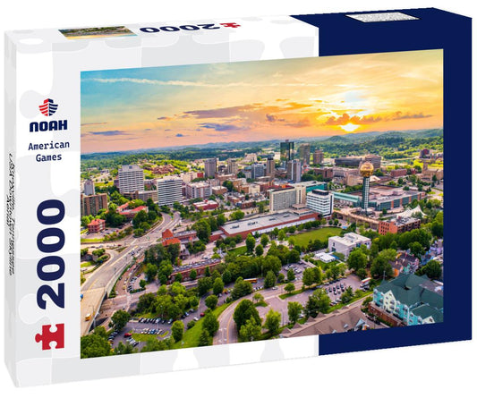 Noah Jigsaw Puzzle Knoxville, Tennessee, USA Downtown Skyline Aerial 2000 pieces