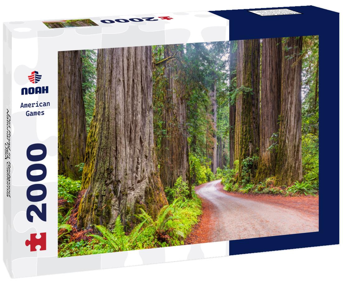 Dirt Road in Redwood National Park California USA 2000pc Puzzle