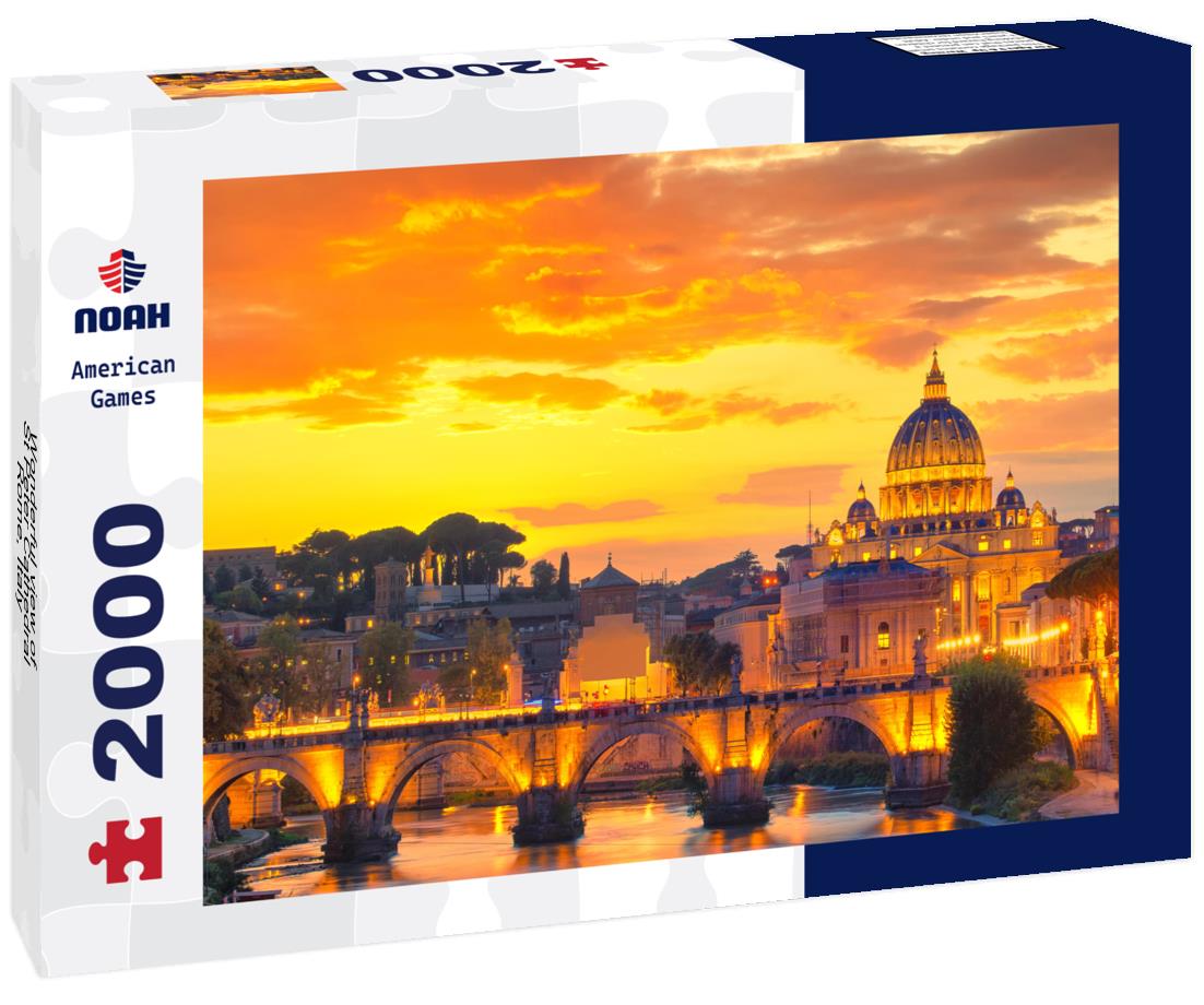 Noah Jigsaw Puzzle Wonderful view of St Peter Cathedral, Rome, Italy 2000 pieces