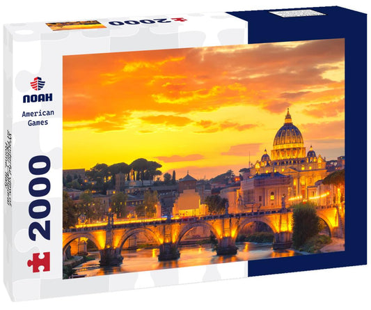 Noah Jigsaw Puzzle Wonderful view of St Peter Cathedral, Rome, Italy 2000 pieces