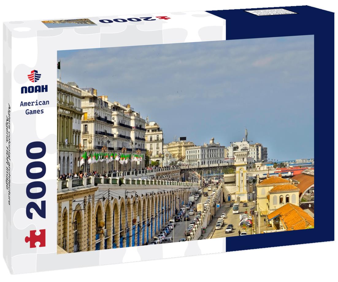 Algiers colonial architecture, Algeria, HDR Image 2000pc Puzzle