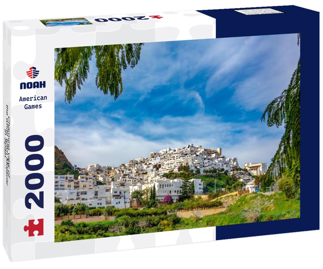 Charming view of the white town Mojacar, in Spain 2000pc Puzzle