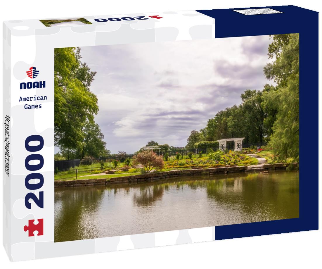 Scenic landscape in the Gage Park, Topeka, Kansas 2000pc Puzzle