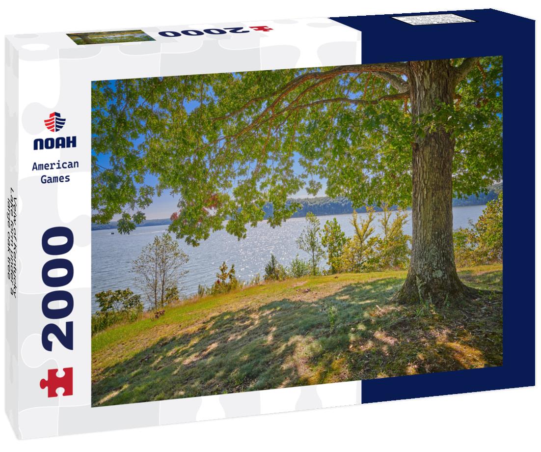 Veiw of Kentucky Lake form under a large oak tree 2000pc Puzzle